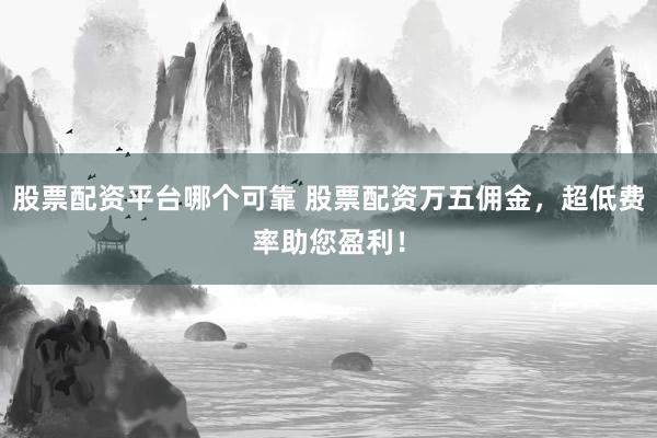 股票配资平台哪个可靠 股票配资万五佣金，超低费率助您盈利！