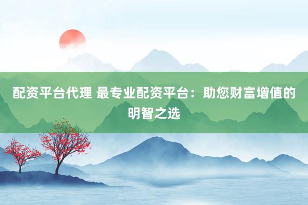 配资平台代理 最专业配资平台：助您财富增值的明智之选